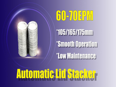 Automatic Metal Can Making Machine Lid Stacker 380V 50Hz Voltage