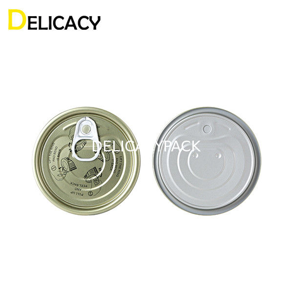 153mm Metal Can Lids , Easy Open End For Food Fruit Beverage Beer Can Packaging
