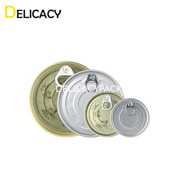 153mm Metal Can Lids , Easy Open End For Food Fruit Beverage Beer Can Packaging