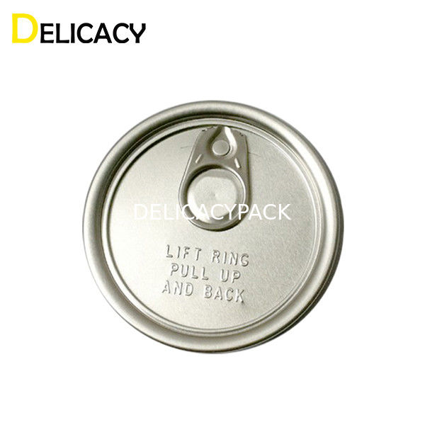 52mm Metal Can Lids , 202 Aluminium Easy Open Ends For Beverage Soft Drink Food