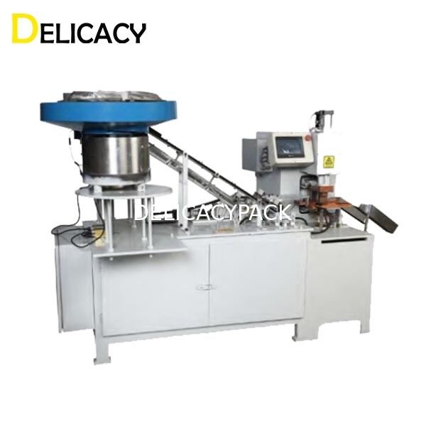 40CPM Automatic Tin Can Making Machine For 4L Ear Lug Lid Top Spot Welding