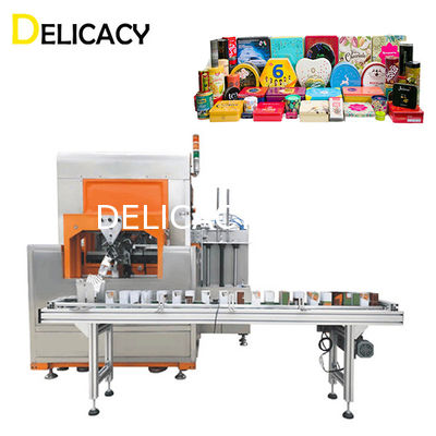 Locking Tin Container Making Machine For Irregular Decorative Can