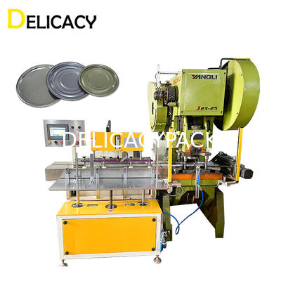 Automatic Strip Feeding Tin Can Manufacturing Machine For Can Lids 125mm Bottom 99mm Bottom