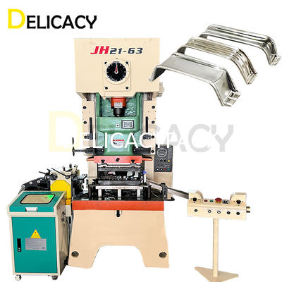 Automatic Tin Can Making Machine 4L Rectangular Can Top Handle Making Line